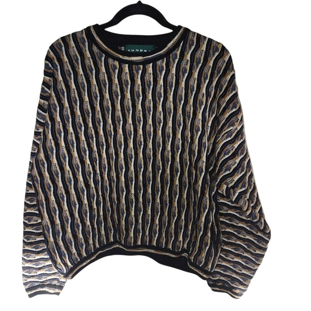 Tundra Canada Grandpa style 100% cotton sweater